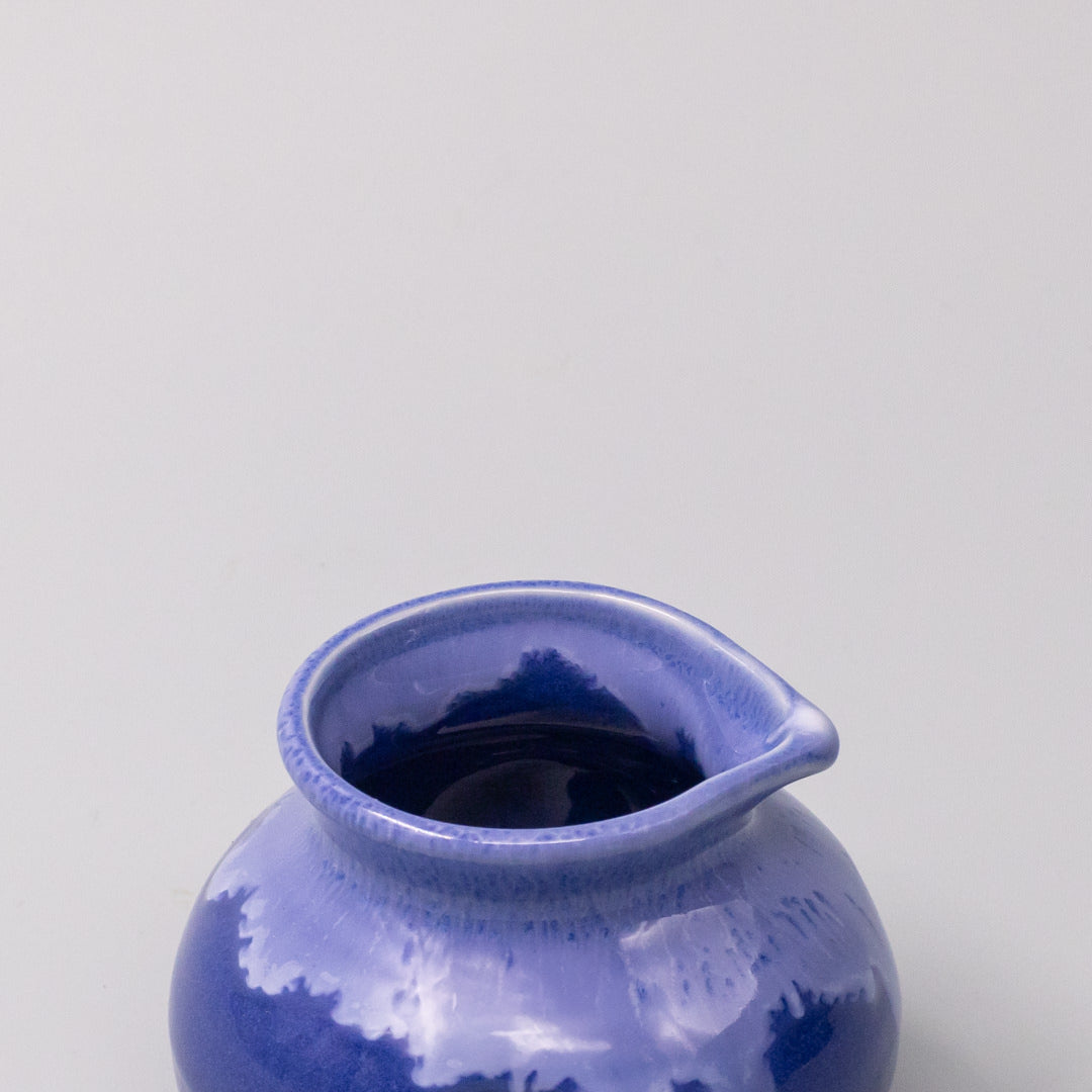 Premium Cornflower Blue & White Drip Pourer – 120ml Sauce Server