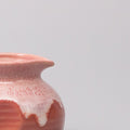 Premium Coral Pink White Drip Pourer 120ml Sauce Dressing Server