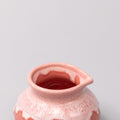 Premium Coral Pink White Drip Pourer 120ml Sauce Dressing Server
