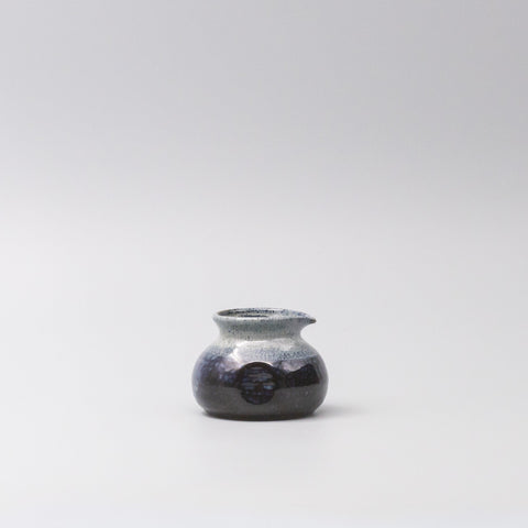 Premium Dark Blue Denim Drip Glaze Pourer 120ml Dishwasher Microwave Safe