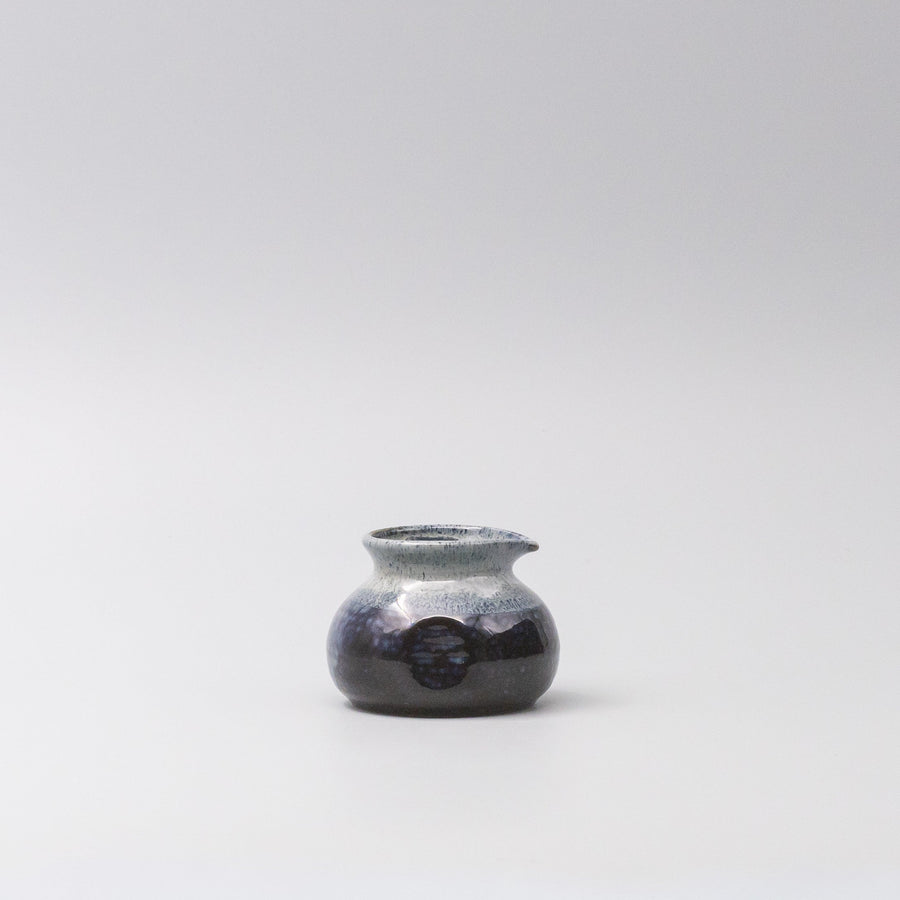 Premium Dark Blue Denim Drip Glaze Pourer 120ml Dishwasher Microwave Safe