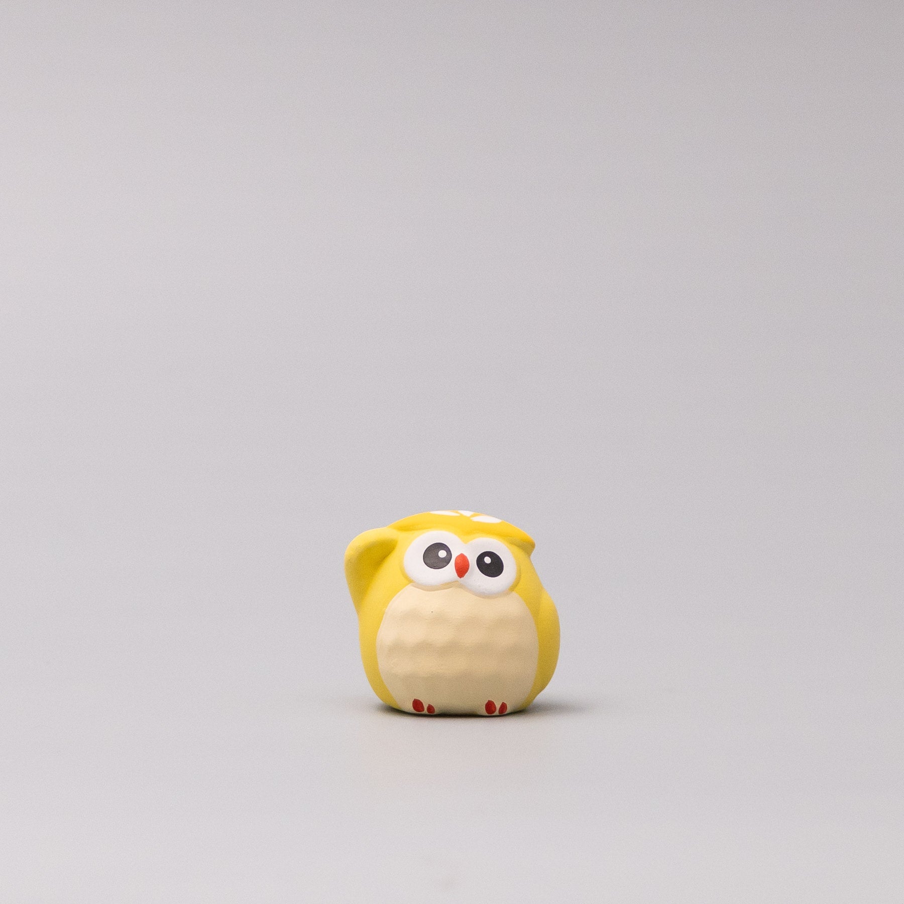 Lucky Honey Owl Okimono Ornament Set of 15 Mini 4cm Decorations