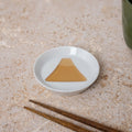Premium 8.2cm Silhouette Fuji Ceramic Sauce Dish Japanese Tableware