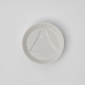 Premium 8.2cm Silhouette Fuji Ceramic Sauce Dish Japanese Tableware