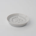 Premium 8.2cm Silhouette Fish Sauce Dish White Japanese Tableware