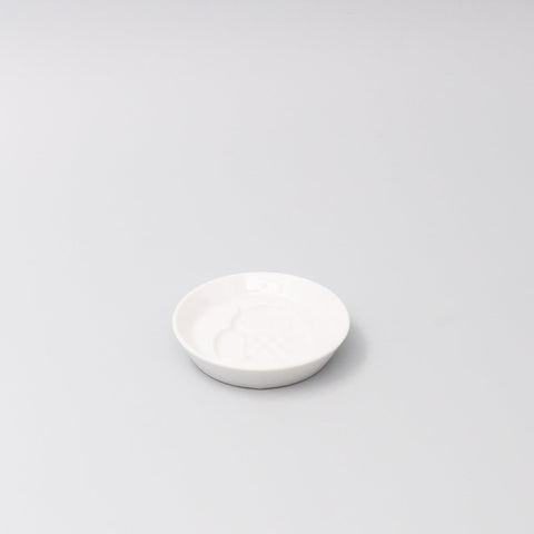 Premium 8.2cm Silhouette Owl Ceramic Sauce Dish Japanese Tableware