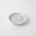 Premium 8.2cm Silhouette Crane Ceramic Sauce Dish Japanese Tableware