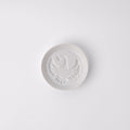 Premium 8.2cm Silhouette Crane Ceramic Sauce Dish Japanese Tableware