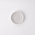 Premium 8.2cm Silhouette Daruma Ceramic Sauce Dish Japanese Tableware