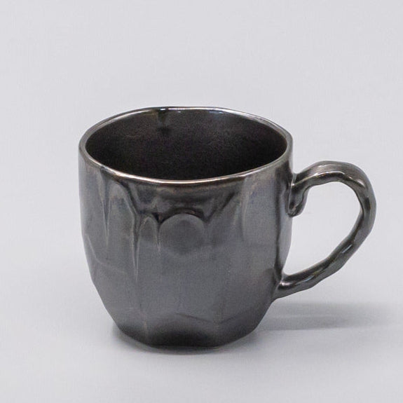 Premium 260ml Black Drip Glaze Ceramic Mug in Gift Box Dishwasher Microwave Safe