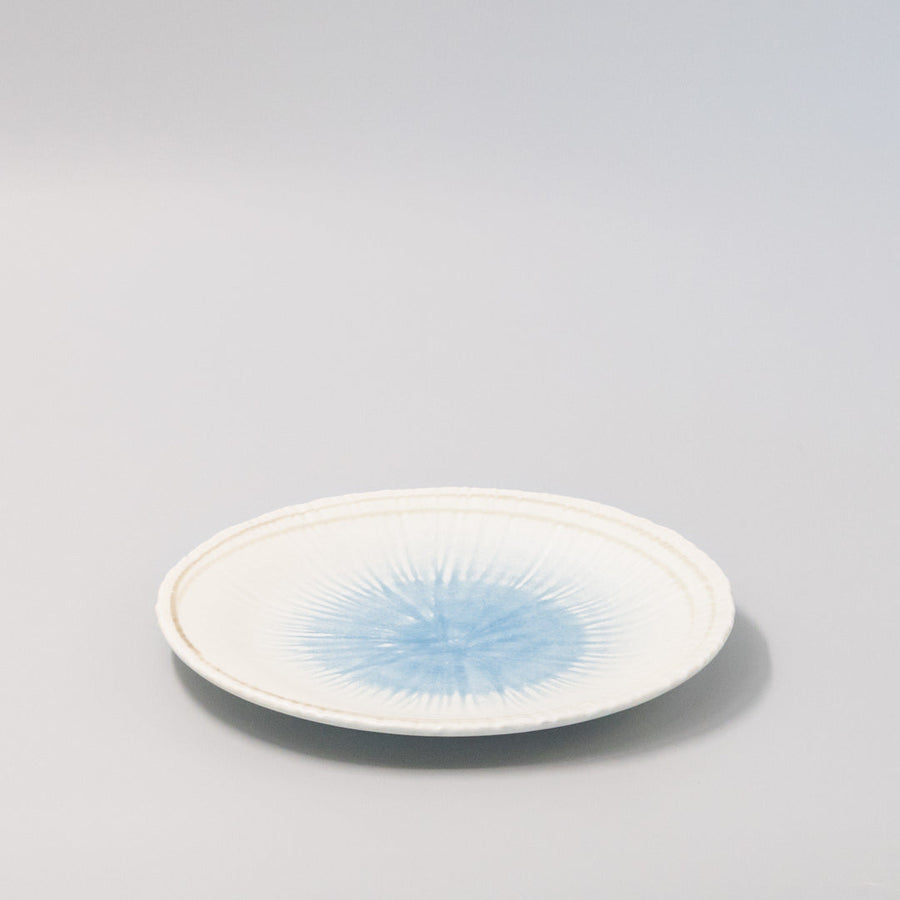 Premium 25cm Okinawa Glaze Organic Ceramic Plate Japanese Tableware