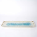Premium 35.2cm Okinawa Glaze Ceramic Sashimi Platter Japanese Tableware