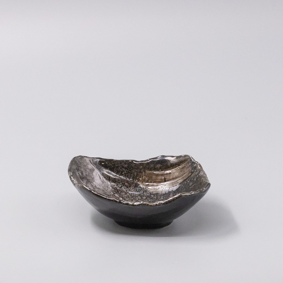 Premium Shiranami Glaze Tapas Bowl – Brown 15 x 12.5cm