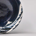 Premium Hokusai Great Wave Rice Bowl - Dark Blue, 15cm