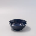 Premium Hokusai Great Wave Udon Bowl - Dark Blue, 19.5cm