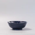 Premium Hokusai Great Wave Udon Bowl - Dark Blue, 19.5cm