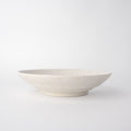 Premium 23cm White Star Glaze Flat Ceramic Pasta Bowl 500ml Dishwasher Microwave Safe