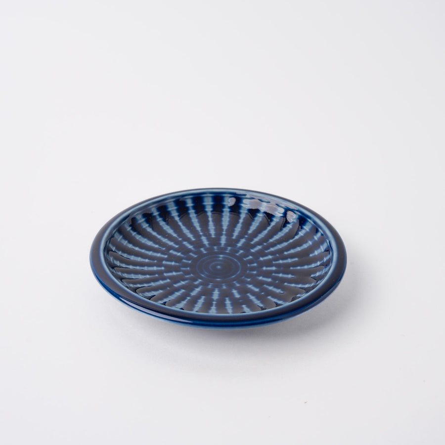 Premium 12cm Focus Indigo Glaze Ceramic Saucer Dishwasher Microwave Safe