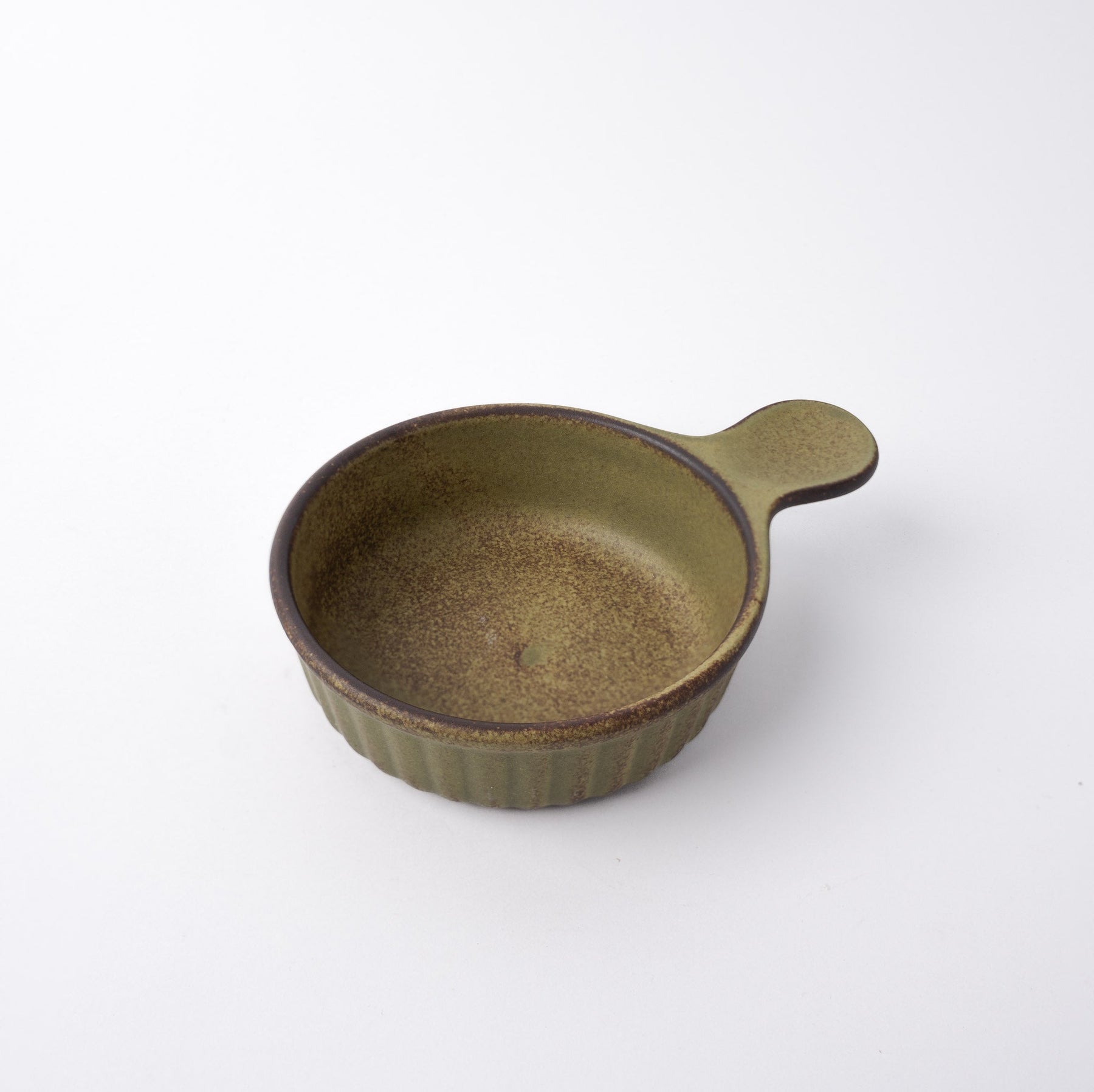Premium 10.5cm Green Donabe Ceramic Oven Pot with Handle Dishwasher Microwave Safe