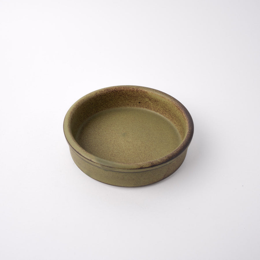 Premium Ceramic High-Sided Oven Dish – Green Donabe 14cm
