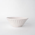 Premium Bowl – White Shinogi White Wash Glaze 21cm