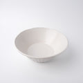 Premium Bowl – White Shinogi White Wash Glaze 21cm