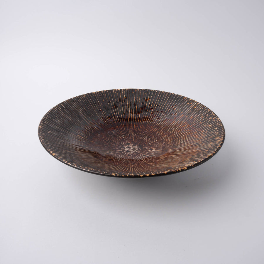 Premium 27cm Craft Rust Glaze Ceramic Serving Bowl Dishwasher Microwave Safe