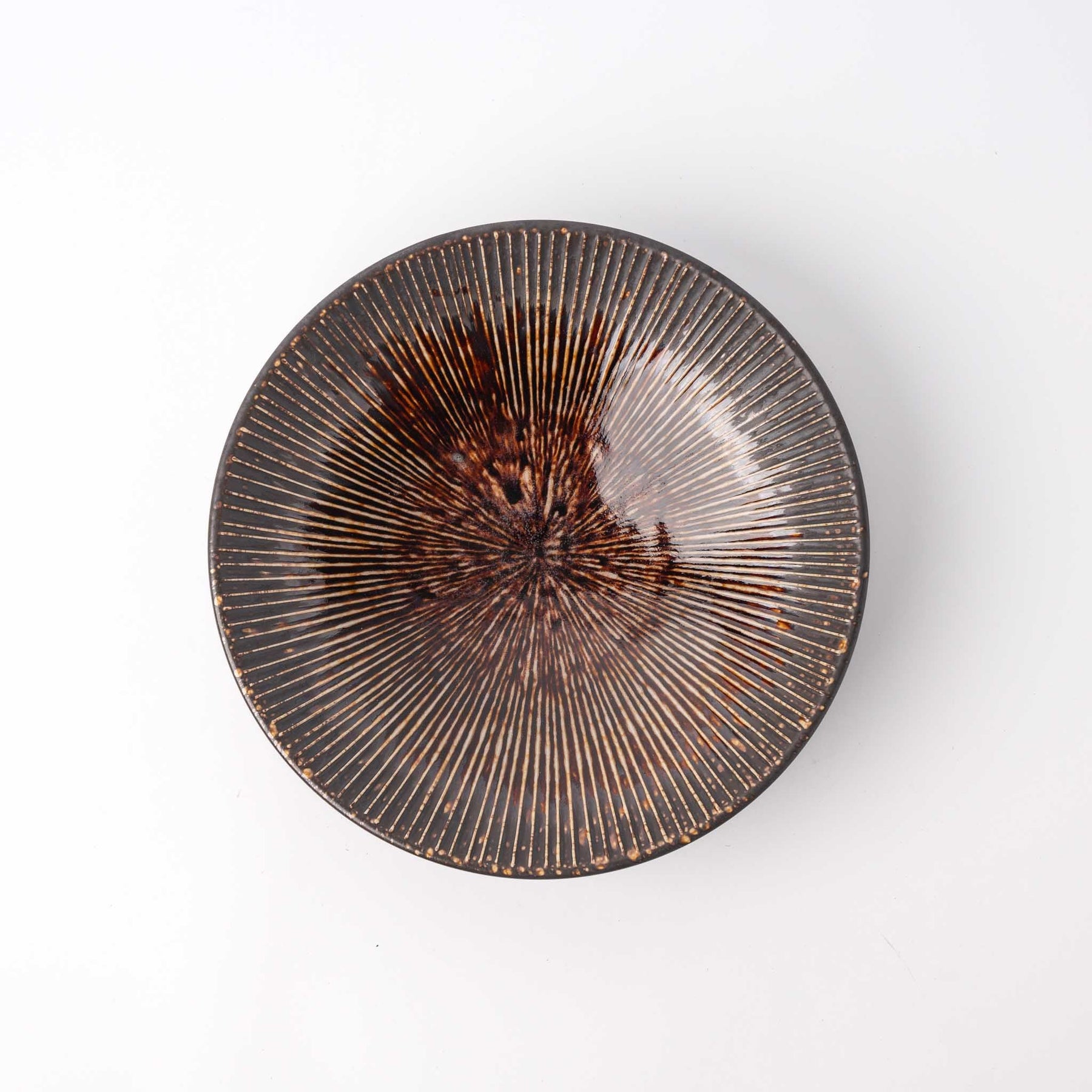 Premium 21.5cm Craft Rust Glaze Ceramic Ramen Bowl Dishwasher Microwave Safe