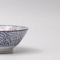 Premium Udon Bowl – Light Brown Chrysanthemum Design 17.5cm