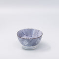 Premium Bowl with Thatched Navy Design - 16cm