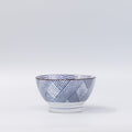 Premium Bowl with Thatched Navy Design - 16cm