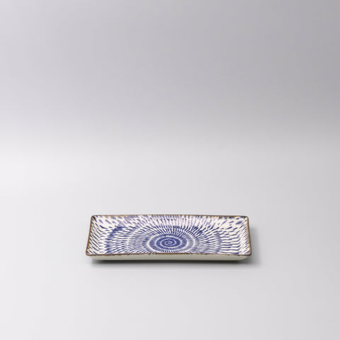 Premium Sushi Plate – Speckled Swirl Design 23 x 11cm