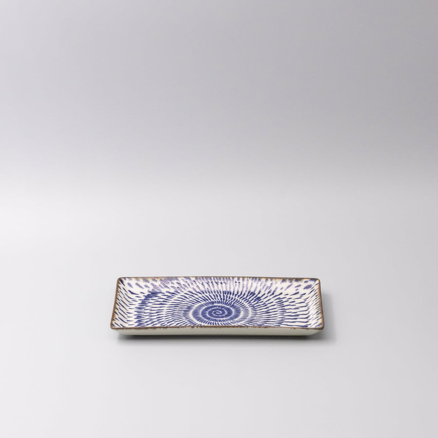 Premium Sushi Plate – Speckled Swirl Design 23 x 11cm