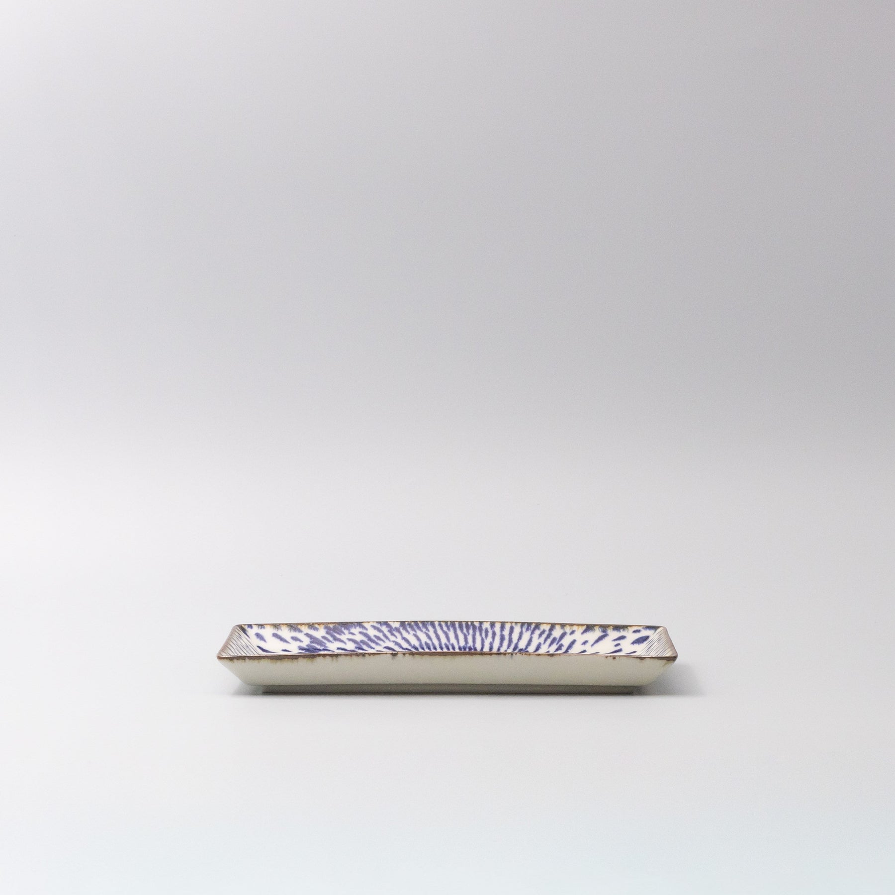 Premium Sushi Plate – Speckled Swirl Design 23 x 11cm
