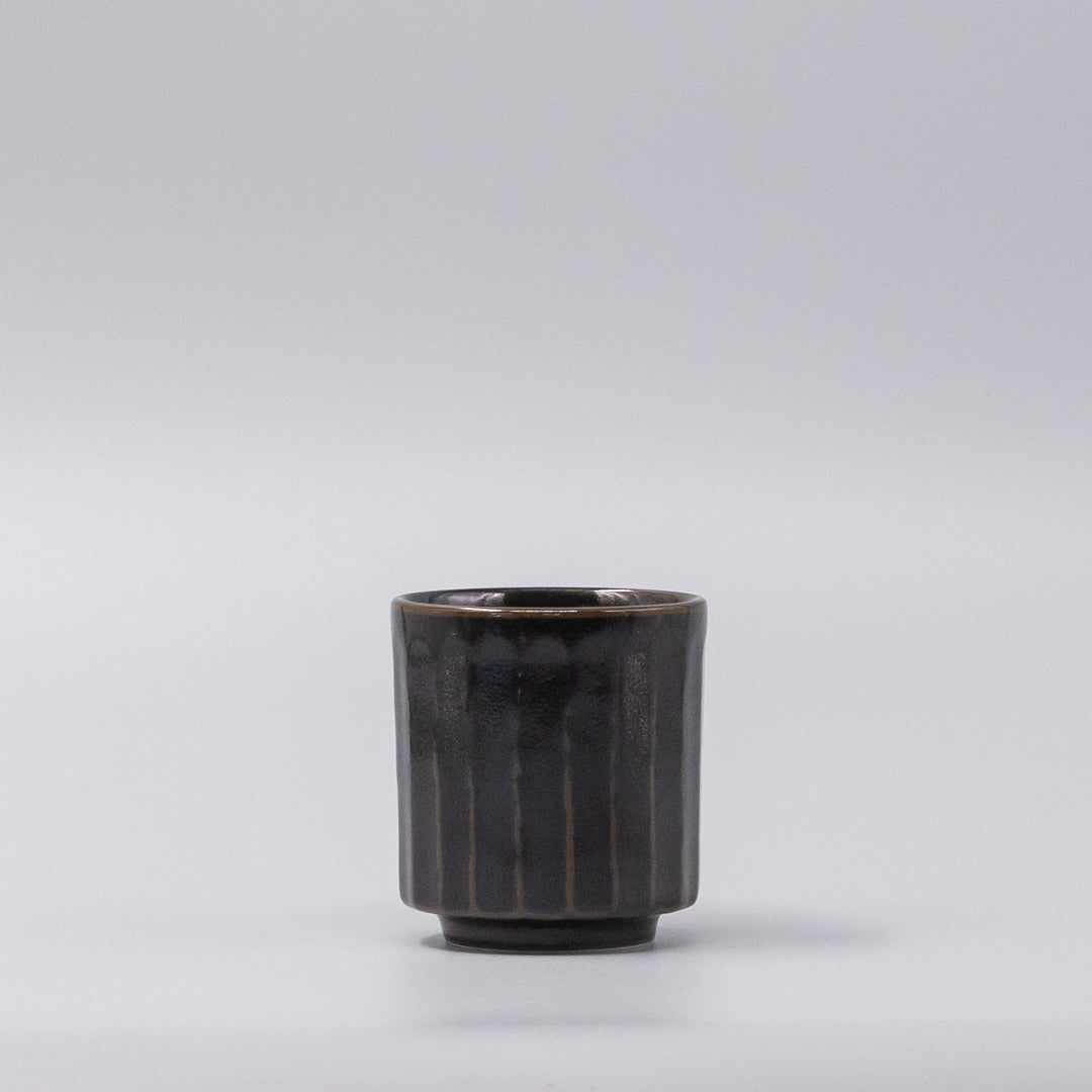 Premium 220ml Shinogi Tenmokku Glaze Ceramic Mug Dishwasher Microwave Safe