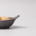 Premium 12cm Bronze Glaze Ceramic Bowl with Handle 160ml Dishwasher Microwave Safe