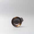 Premium 12cm Bronze Glaze Ceramic Bowl with Handle 160ml Dishwasher Microwave Safe