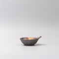 Premium 12cm Bronze Glaze Ceramic Bowl with Handle 160ml Dishwasher Microwave Safe