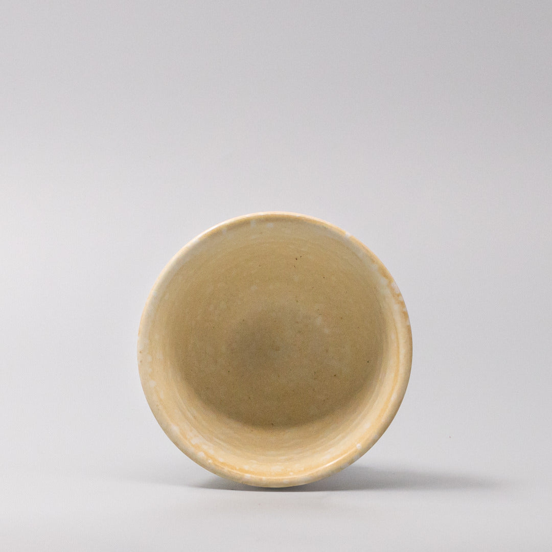 Premium Bowl – Beige Shinogi Oatmeal Glaze 12cm