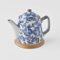 Premium 400ml Butterfly Design Ceramic Teapot Dishwasher Microwave Safe