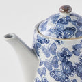 Premium 400ml Butterfly Design Ceramic Teapot Dishwasher Microwave Safe