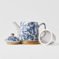 Premium 400ml Butterfly Design Ceramic Teapot Dishwasher Microwave Safe