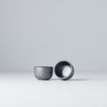 Premium 35ml Black Scroll Glaze Ceramic Sake Cup Dishwasher Safe