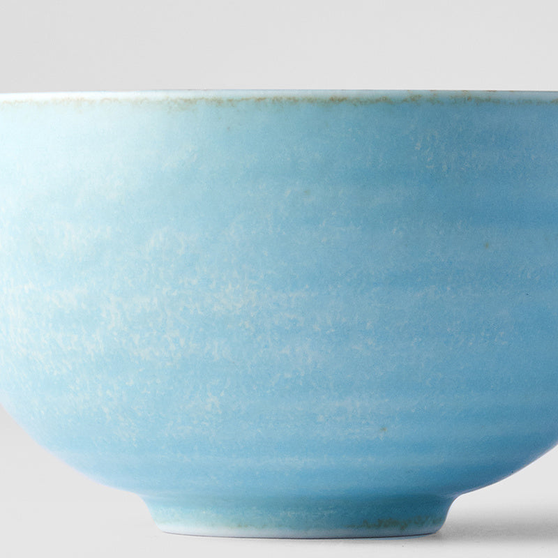 Premium 11cm Soda Blue Glaze Ceramic Bowl 300ml Dishwasher Microwave Safe