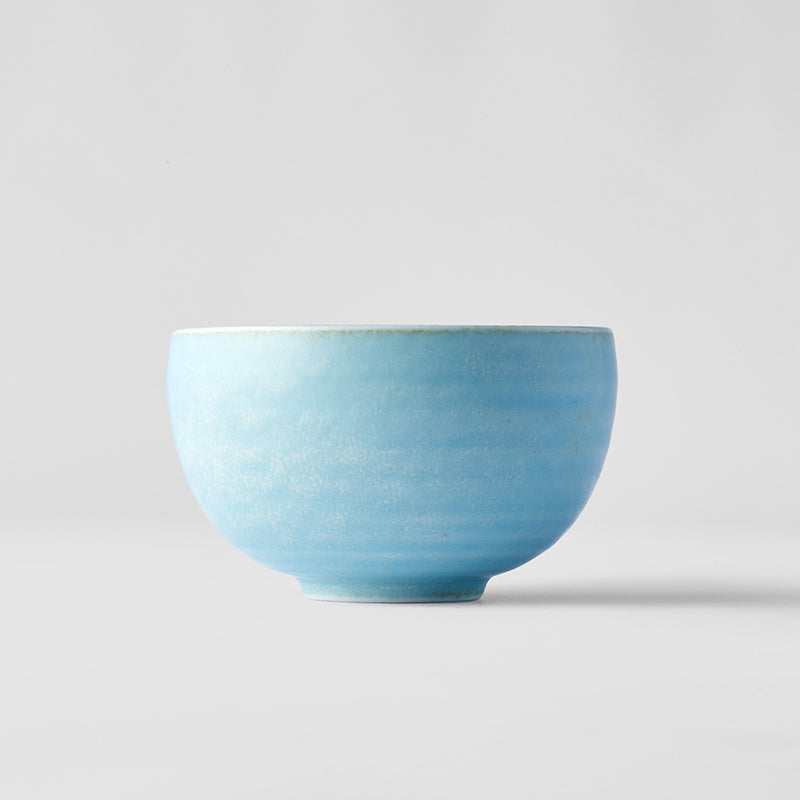 Premium 11cm Soda Blue Glaze Ceramic Bowl 300ml Dishwasher Microwave Safe