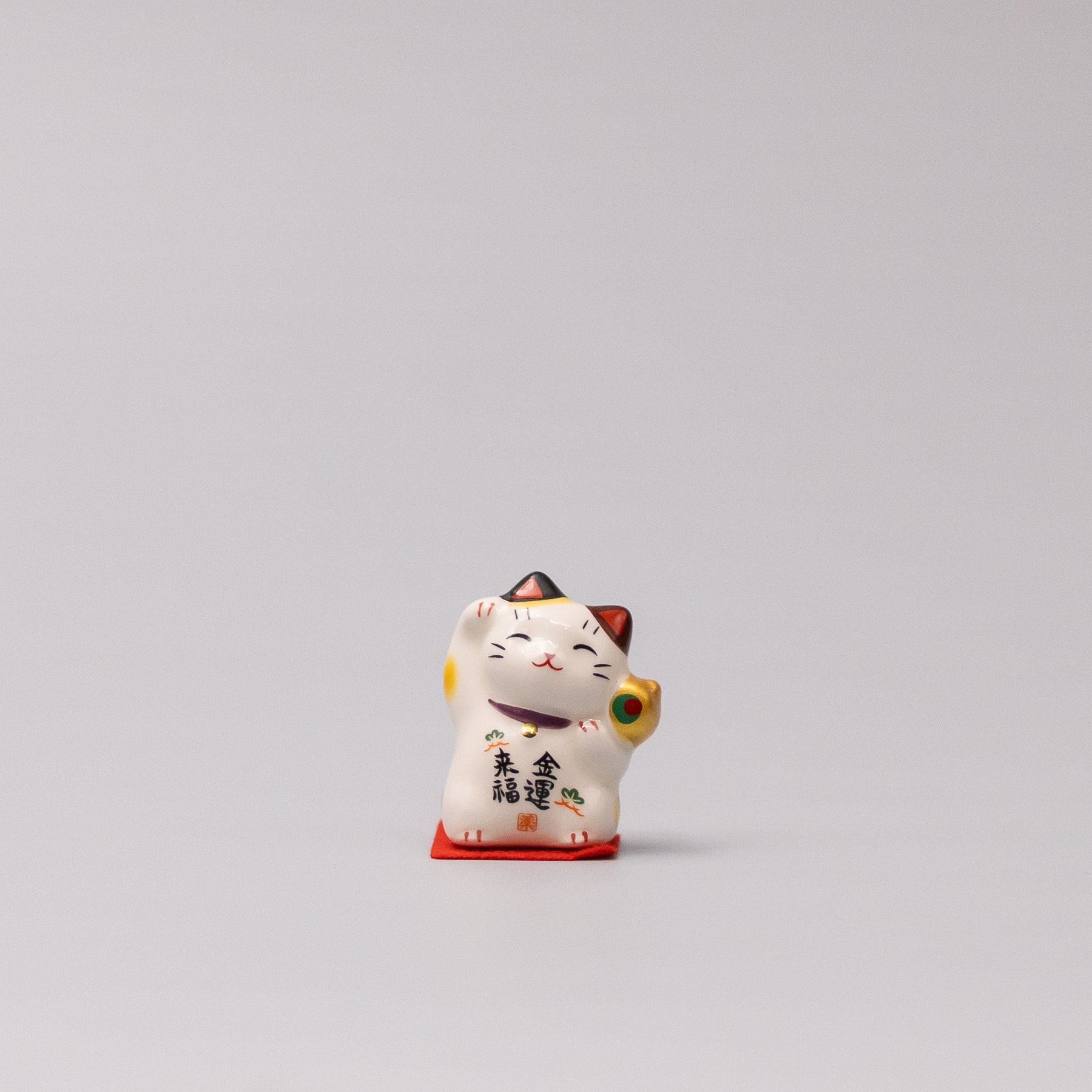 Premium Okimono Wealth Fortune Cat