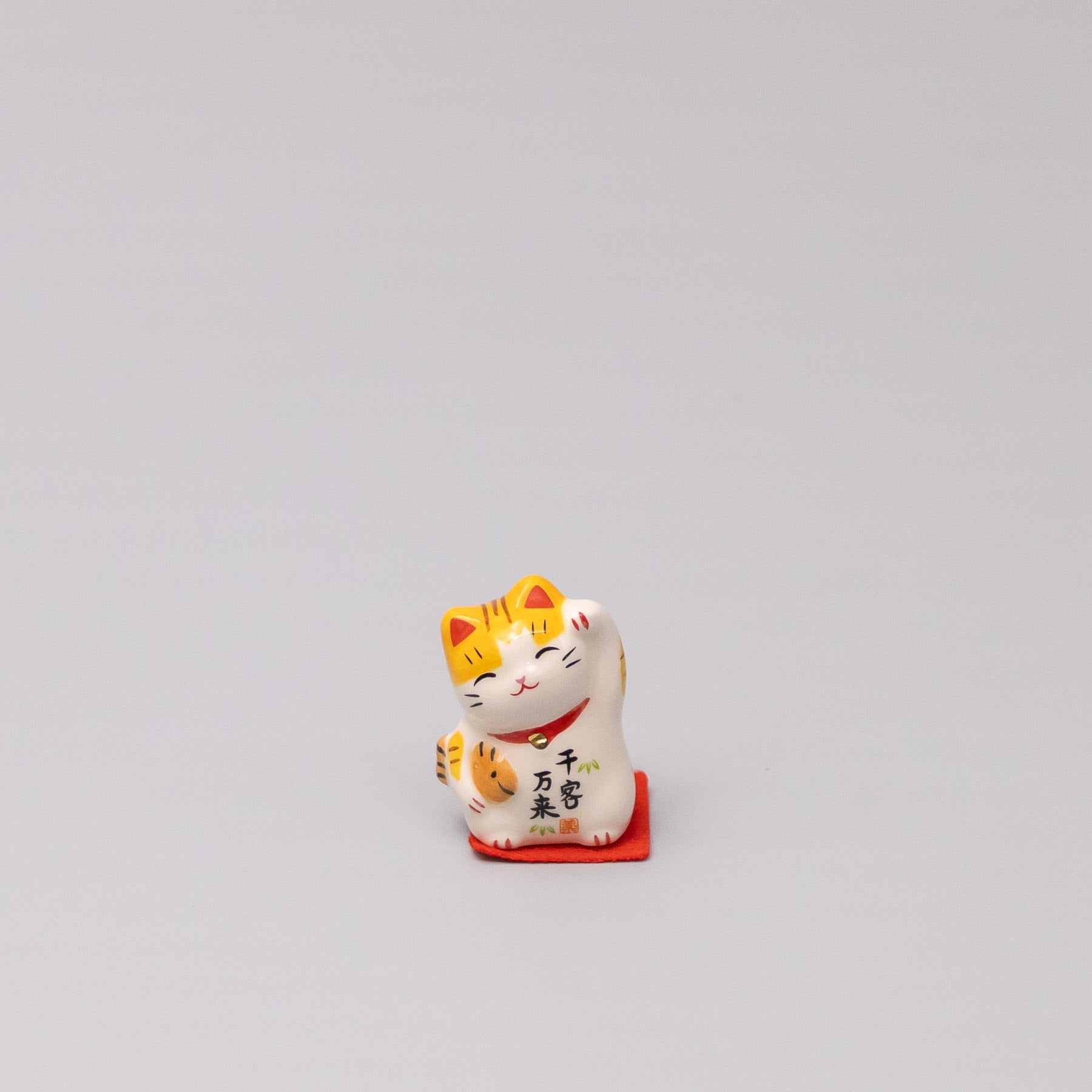 Premium Okimono Business Prosperity Cat Set - 24 Pieces