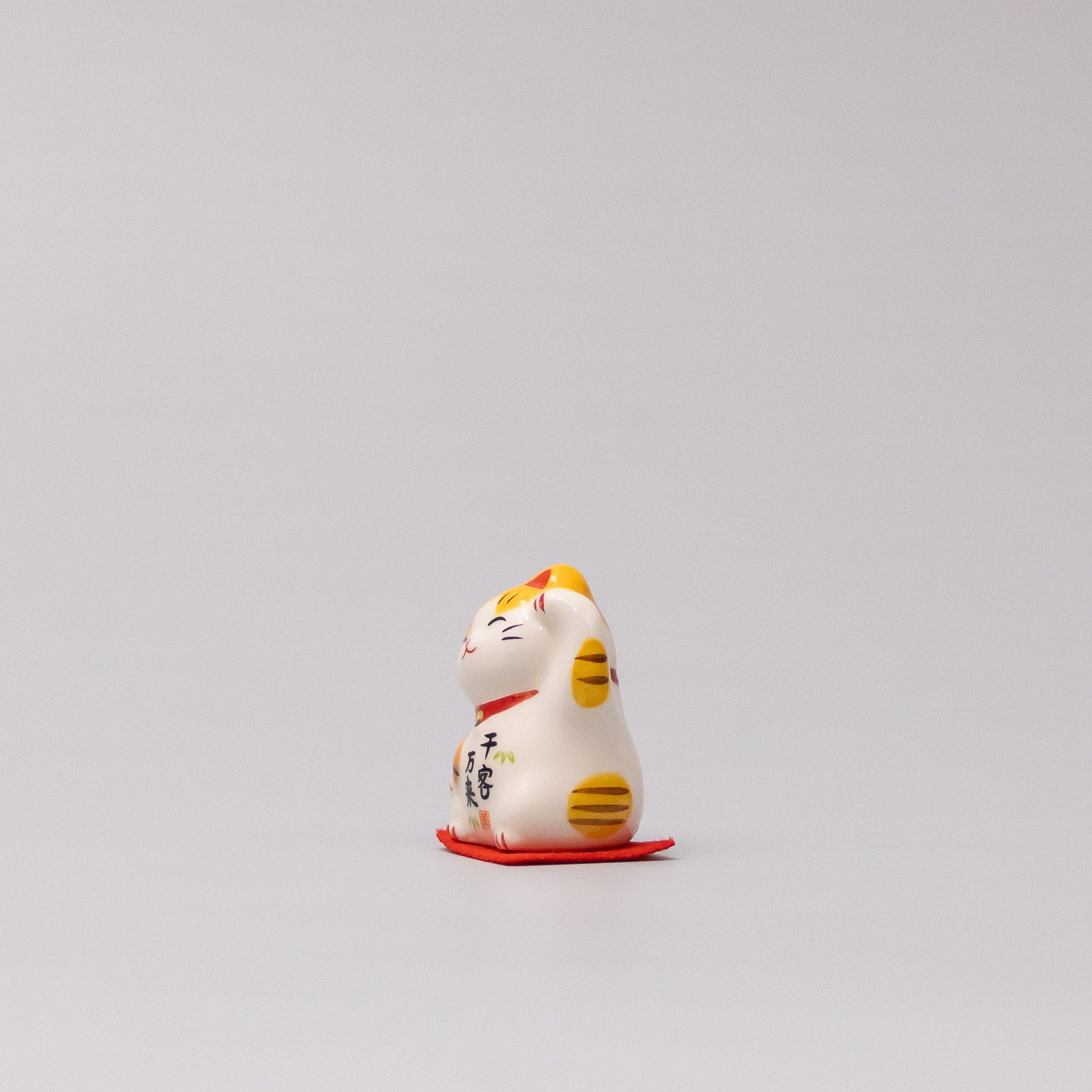 Premium Okimono Business Prosperity Cat Set - 24 Pieces