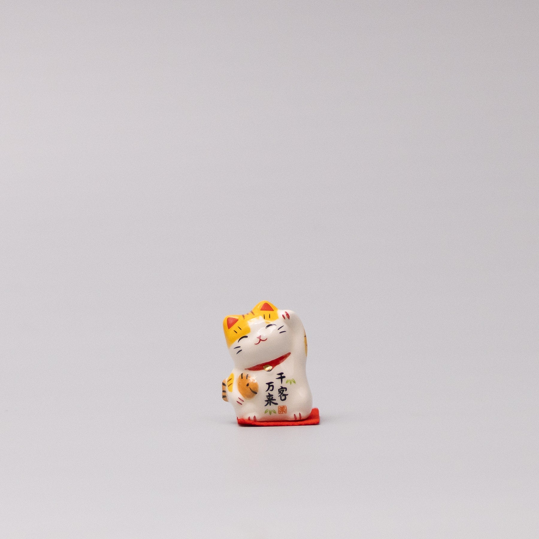 Premium Okimono Business Prosperity Cat Set - 24 Pieces