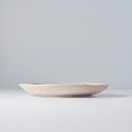 Premium 24cm White Fade Glaze Ceramic Dinner Plate Dishwasher Microwave Safe